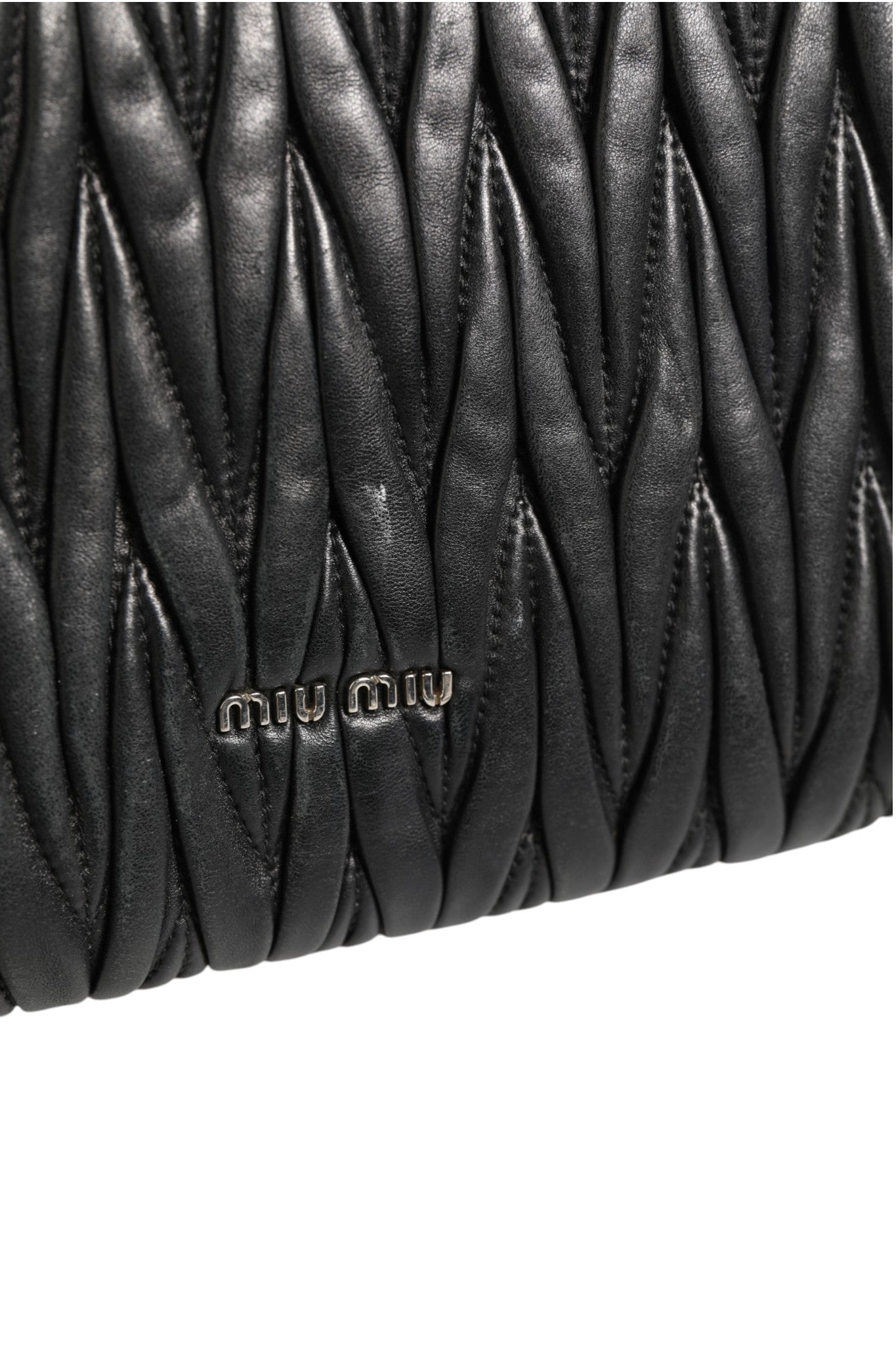 Miu Miu Confidential Matelasse Leather Flap Shoulder Bag