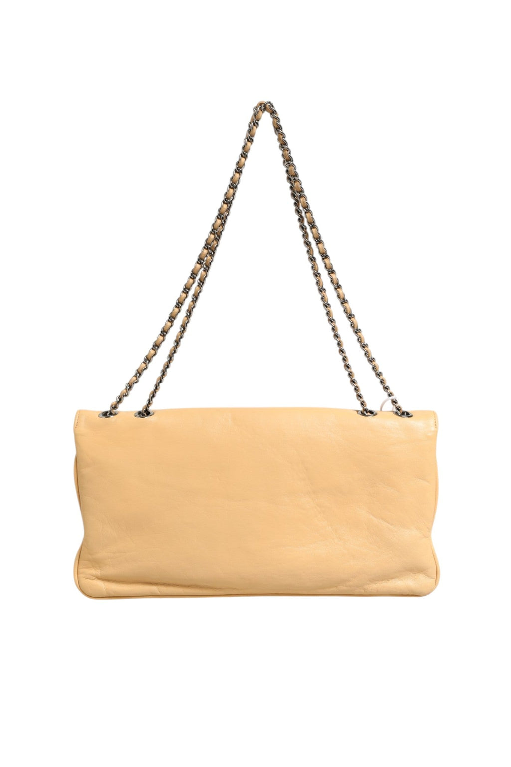 Chanel Beige Lambskin Giant Reissue Mademoiselle Lock Flap Bag