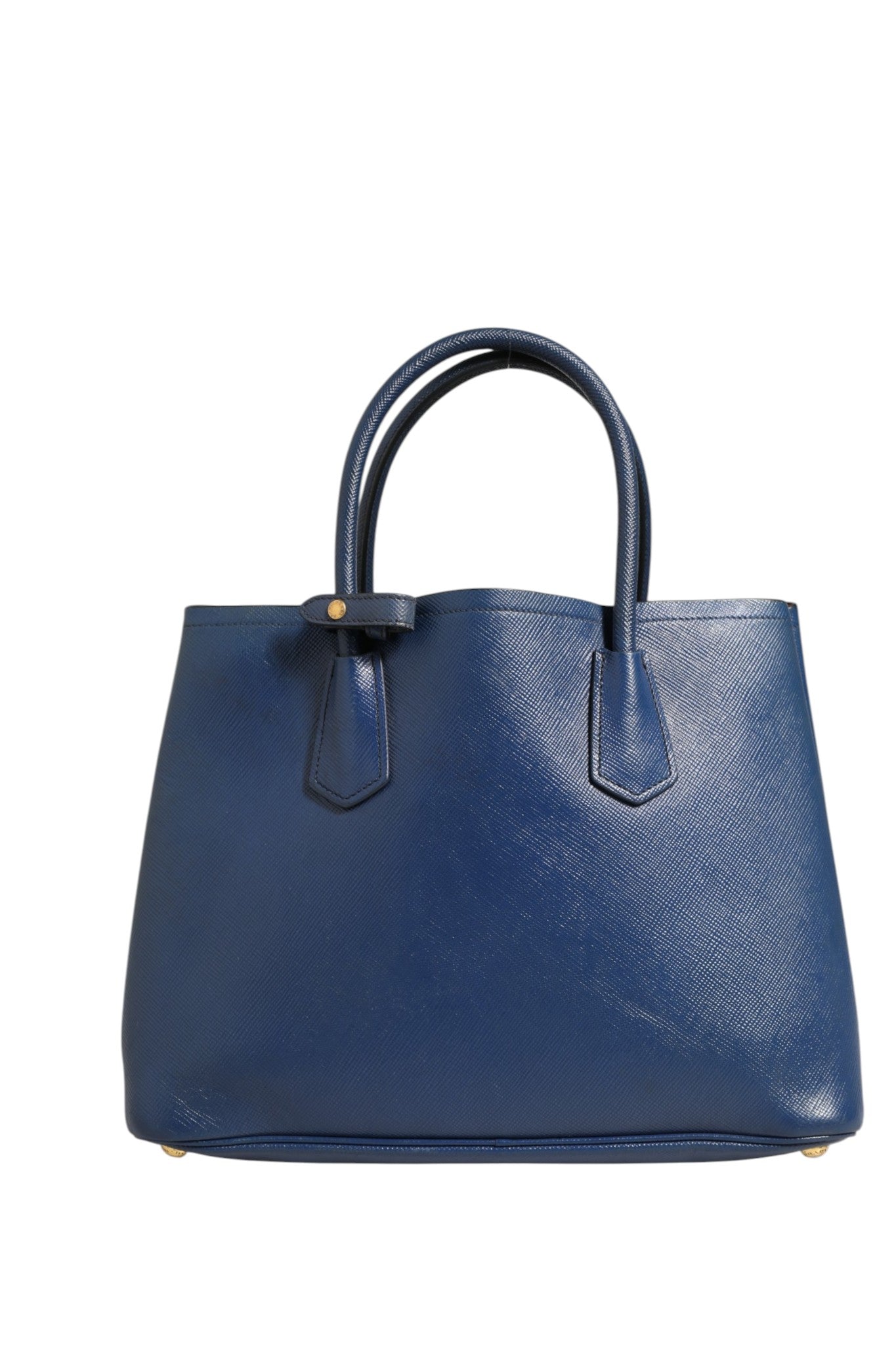Prada Blue Saffiano Leather 2way Bag