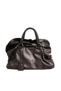 Prada Metallic Nappa Leather Ruffle Shoulder Bag