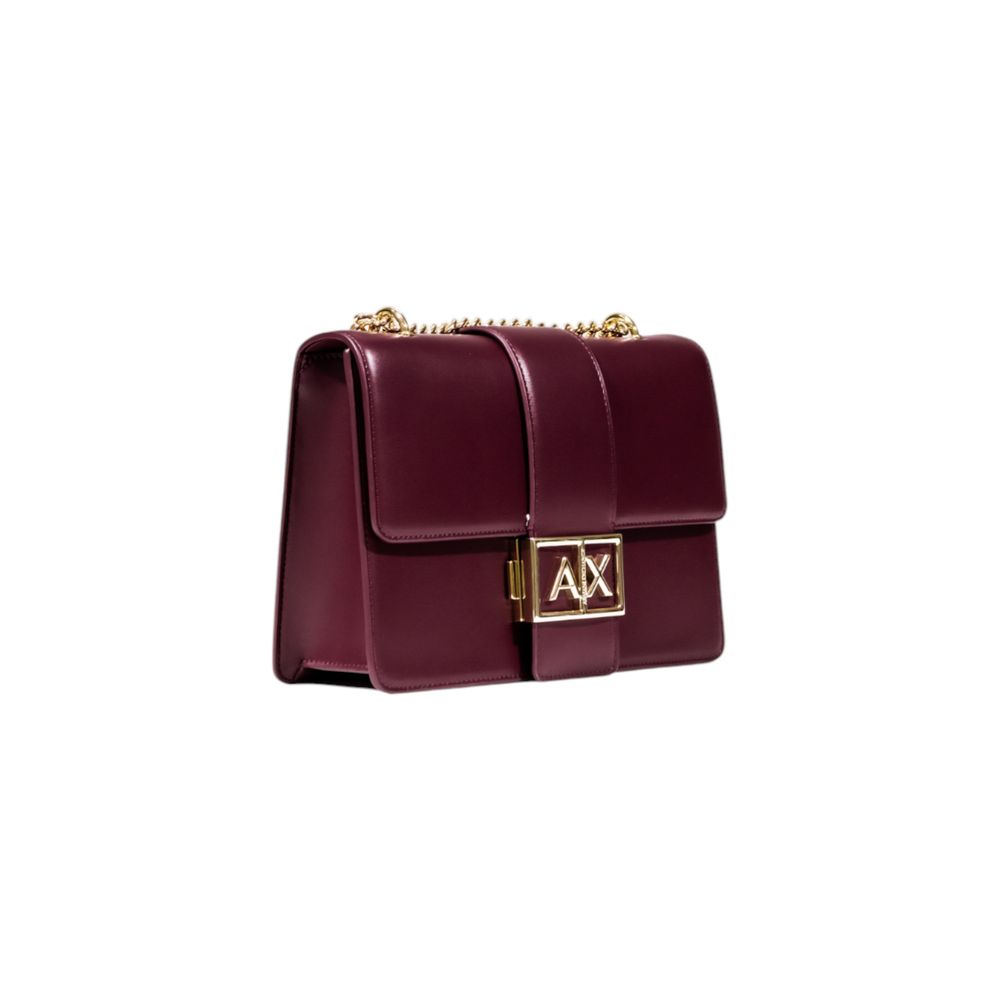 Armani Exchange Bordeaux Polyester Handbag