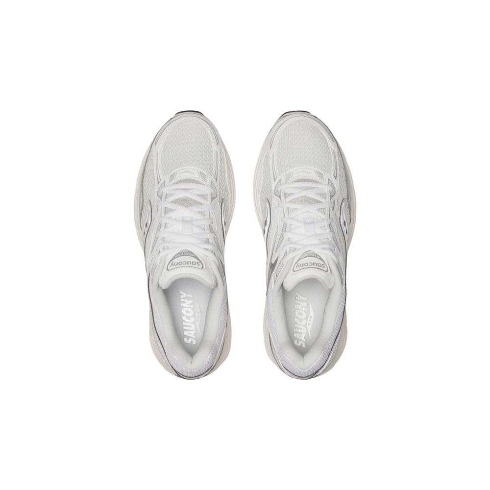 Saucony Silver Synthetic Athletic Sneakers