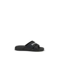 Balenciaga Black Rubber Slippers