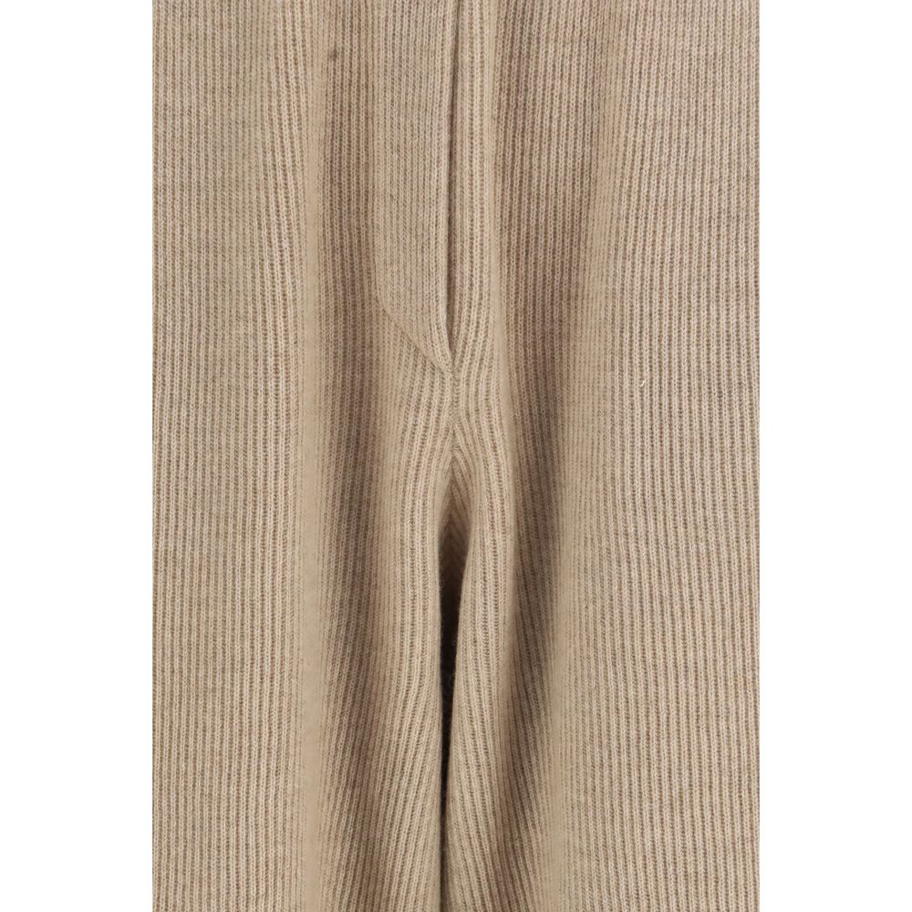 Brunello Cucinelli Beige Cashmere Casual Pants