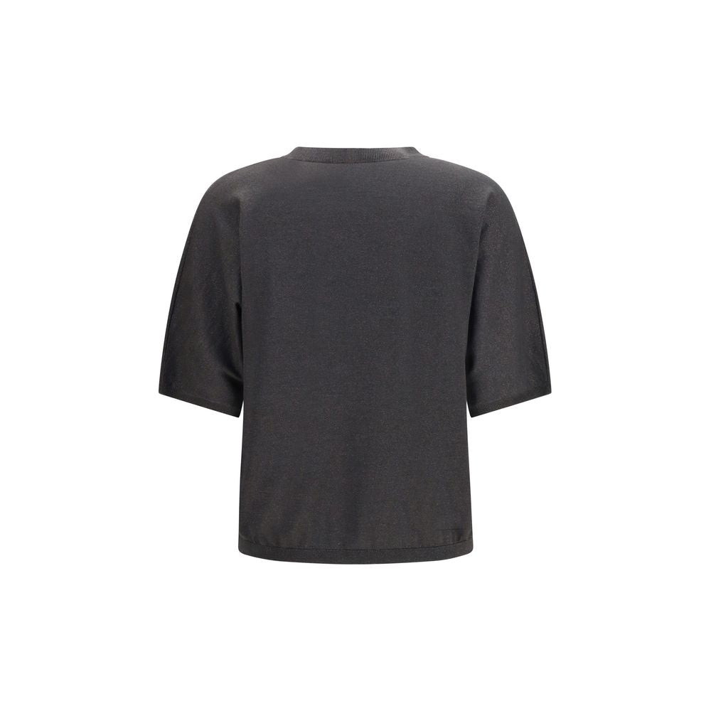 Brunello Cucinelli Gray Cashmere Sweater