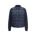 Brunello Cucinelli Blue Polyester Jacket