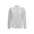Brunello Cucinelli White Cotton Dress Shirt