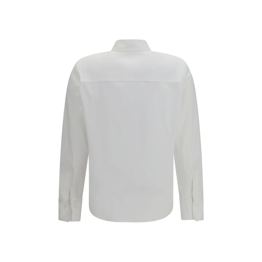 Brunello Cucinelli White Cotton Dress Shirt