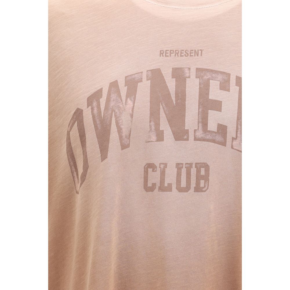 Represent Brown Cotton T-Shirt