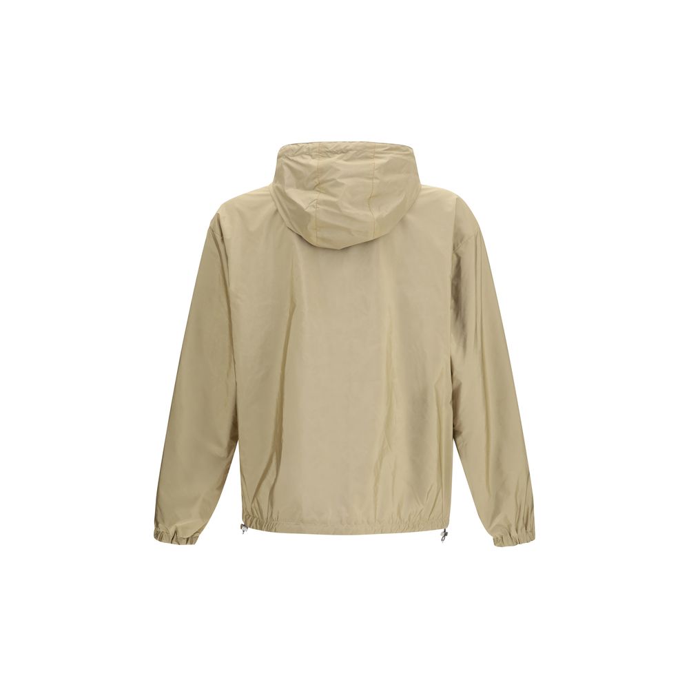 Prada Beige Recycled Polyamide Shell Jacket