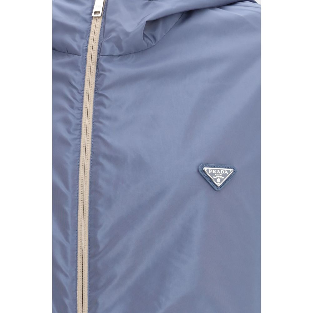 Prada Beige Recycled Polyamide Shell Jacket
