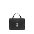Zanellato Black Calf Leather Bos Taurus Handbag