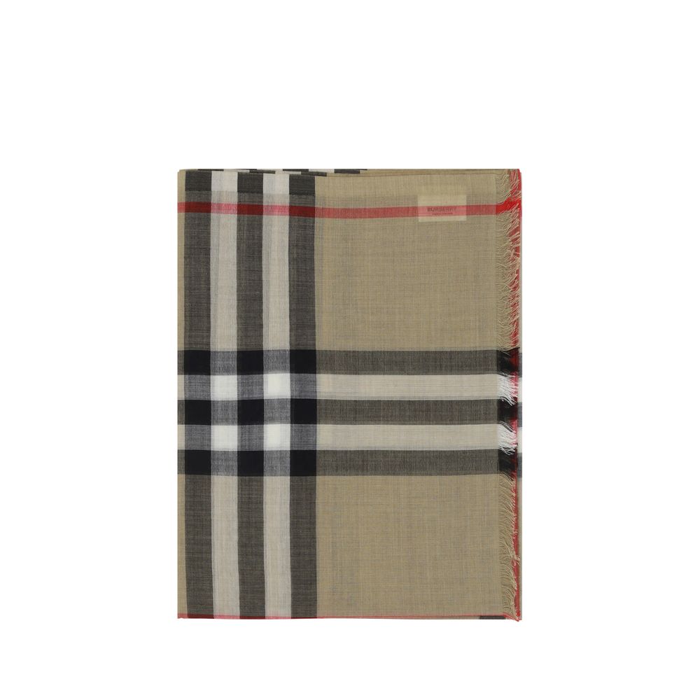 Burberry Beige Silk Foulard