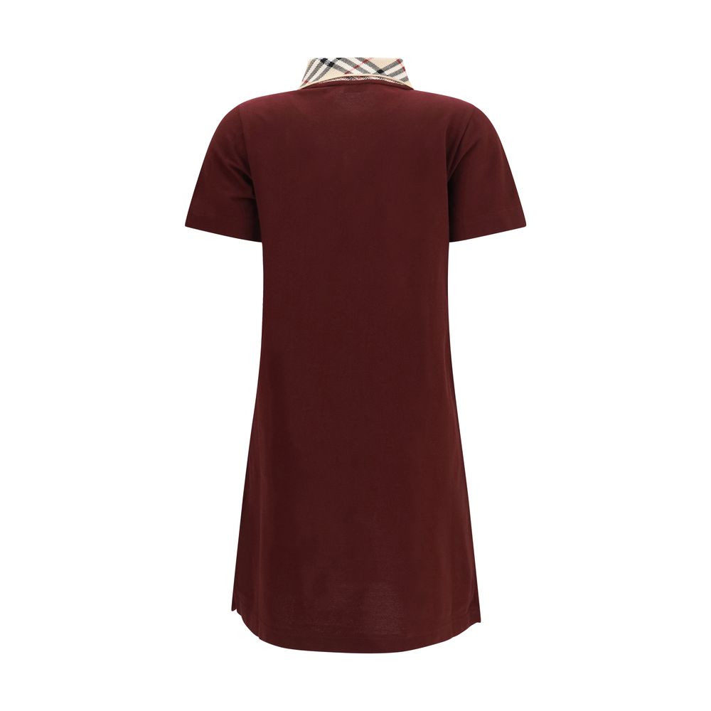 Burberry Bordeaux Cotton Casual Dress