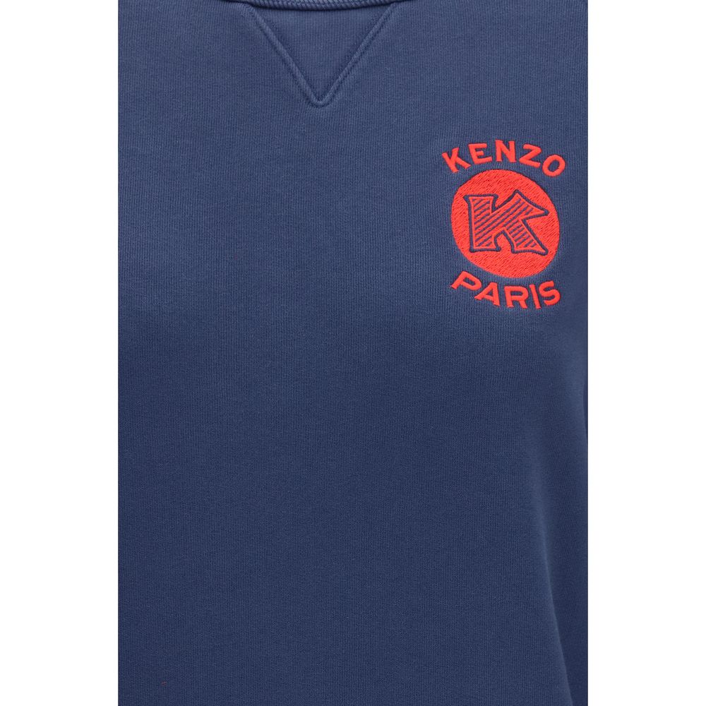 Kenzo Blue Cotton Sweatshirt