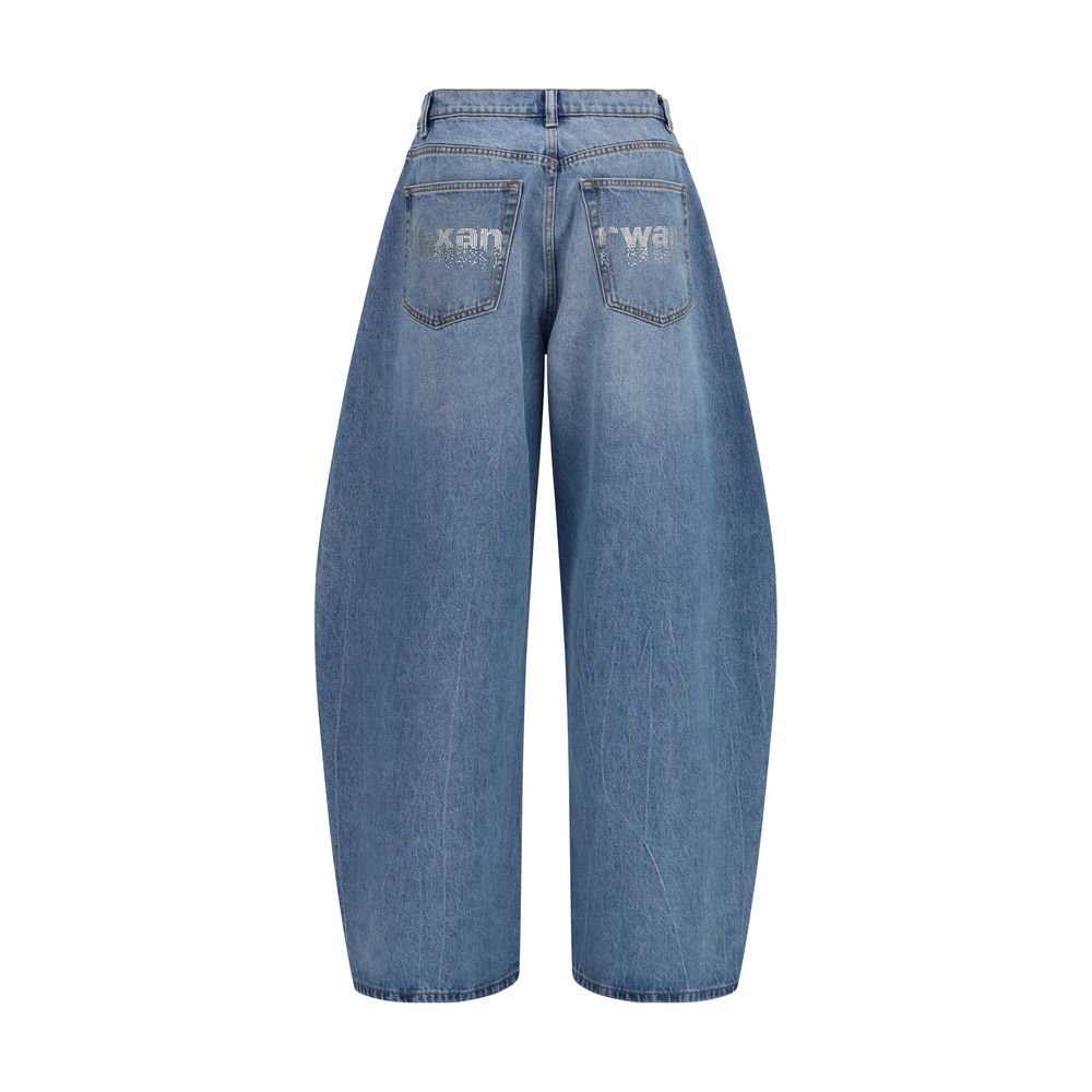 Alexander Wang Blue Cotton Jeans Denim