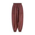 Zimmermann Bordeaux Silk Casual Pants