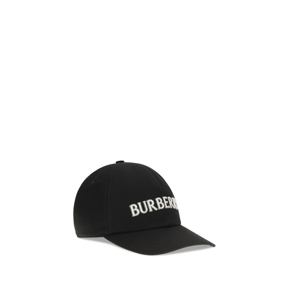 Burberry Black Cotton Cap (Baseball Hat)