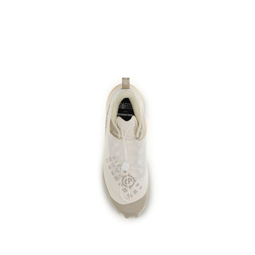 MM6 Beige Polyester Athletic Sneakers