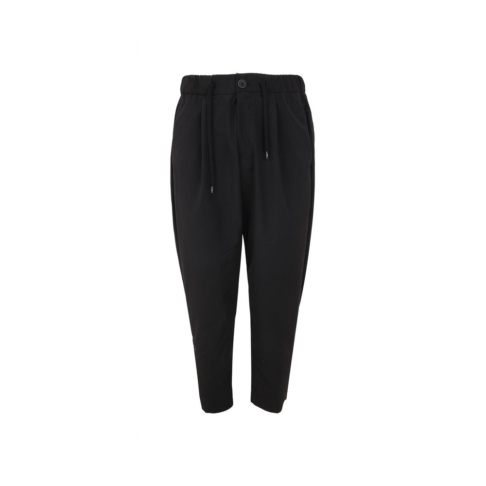 Herno Black Polyester Casual Pants