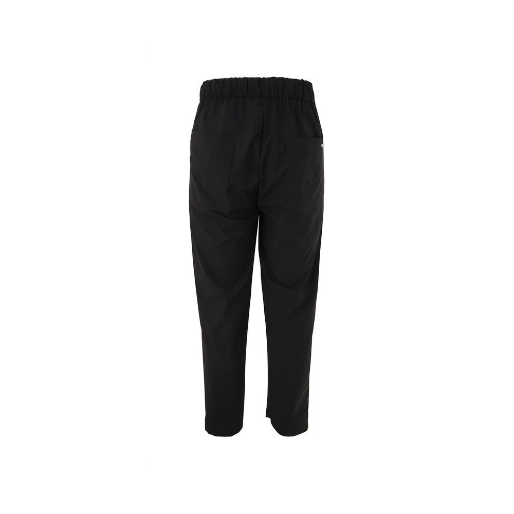 Herno Black Polyester Casual Pants