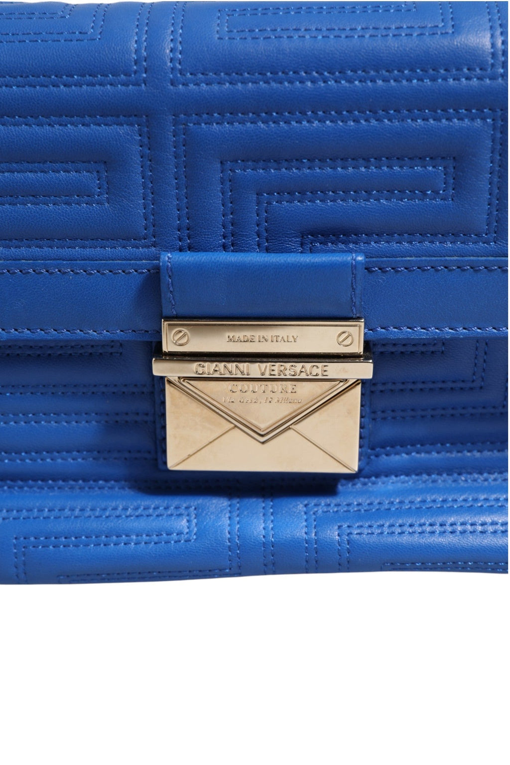 Versace Couture Quilted Leather Shoulder Bag