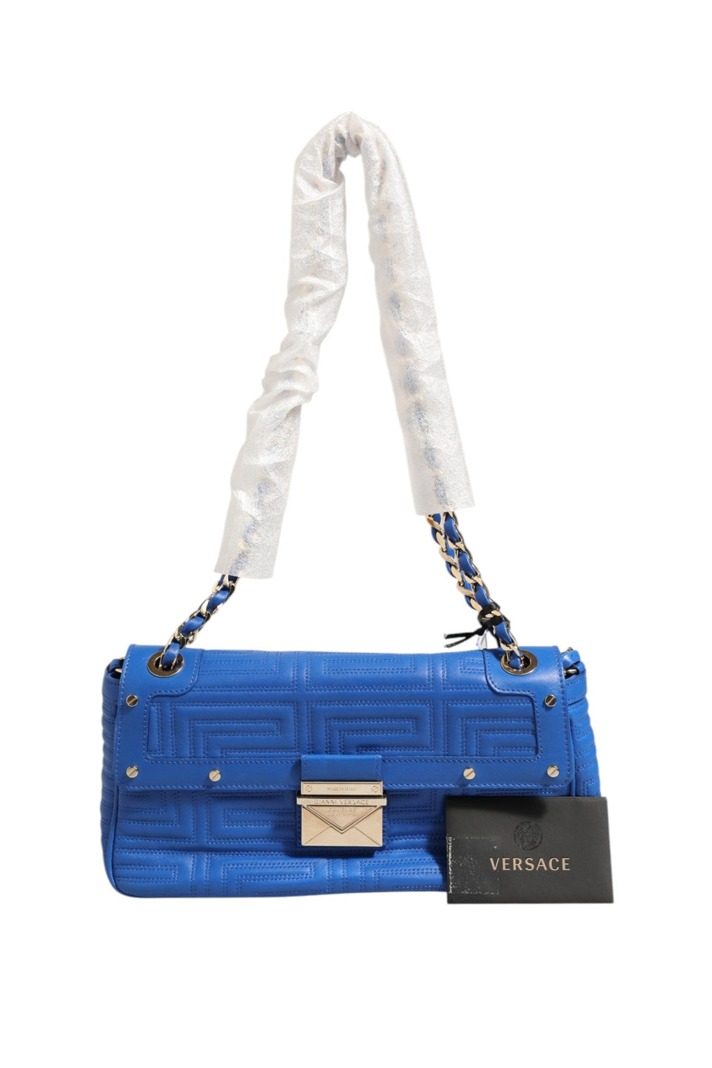 Versace Couture Quilted Leather Shoulder Bag