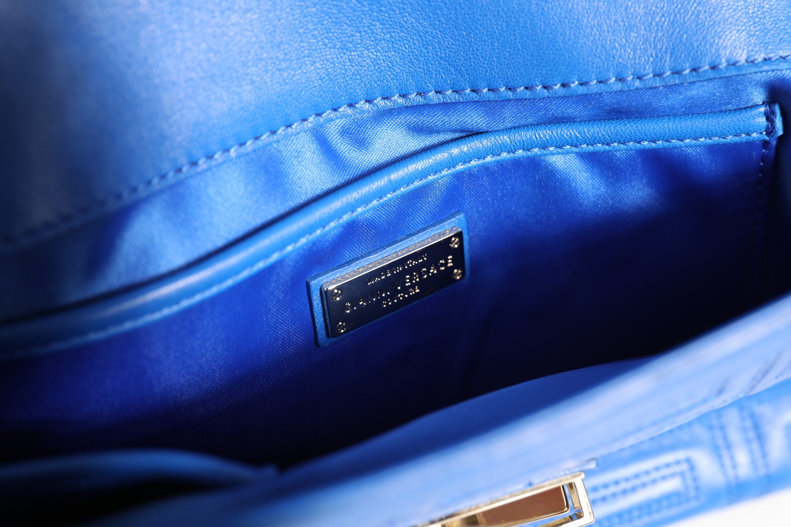 Versace Couture Quilted Leather Shoulder Bag