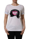 Dolce & Gabbana White D&G WE LOVE JAPAN Print Cotton T-shirt
