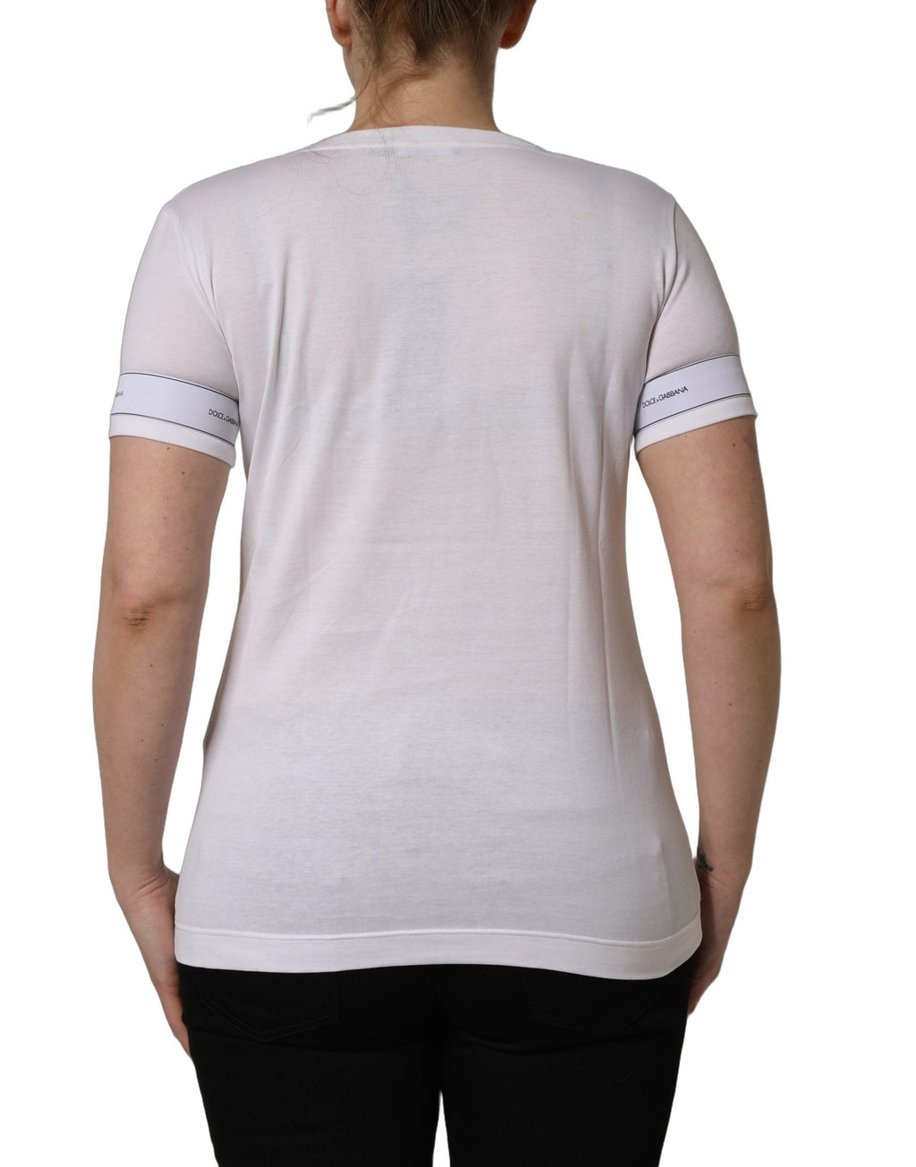 Dolce & Gabbana White D&G WE LOVE JAPAN Print Cotton T-shirt