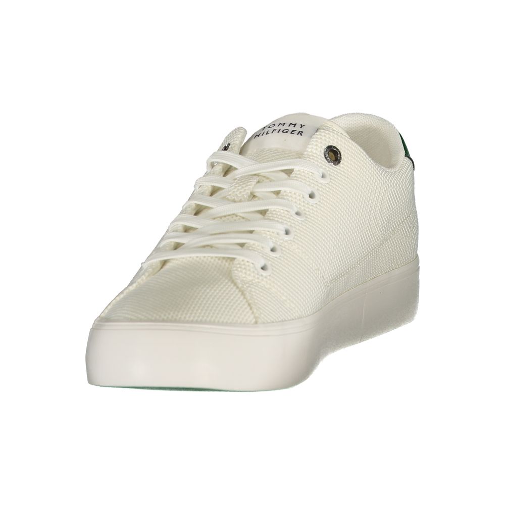 Tommy Hilfiger Bianco Polyester Men's Sneaker