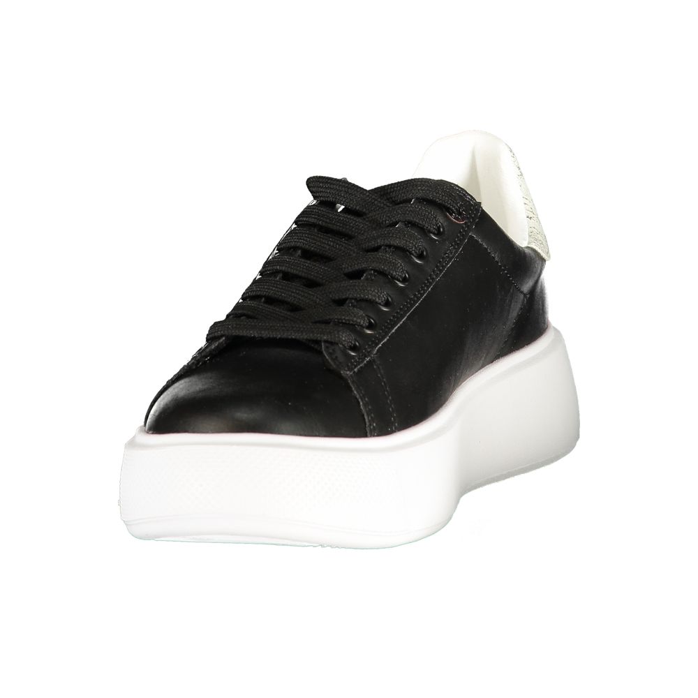 U.S. POLO ASSN. Black Polyurethane Women's Sneaker