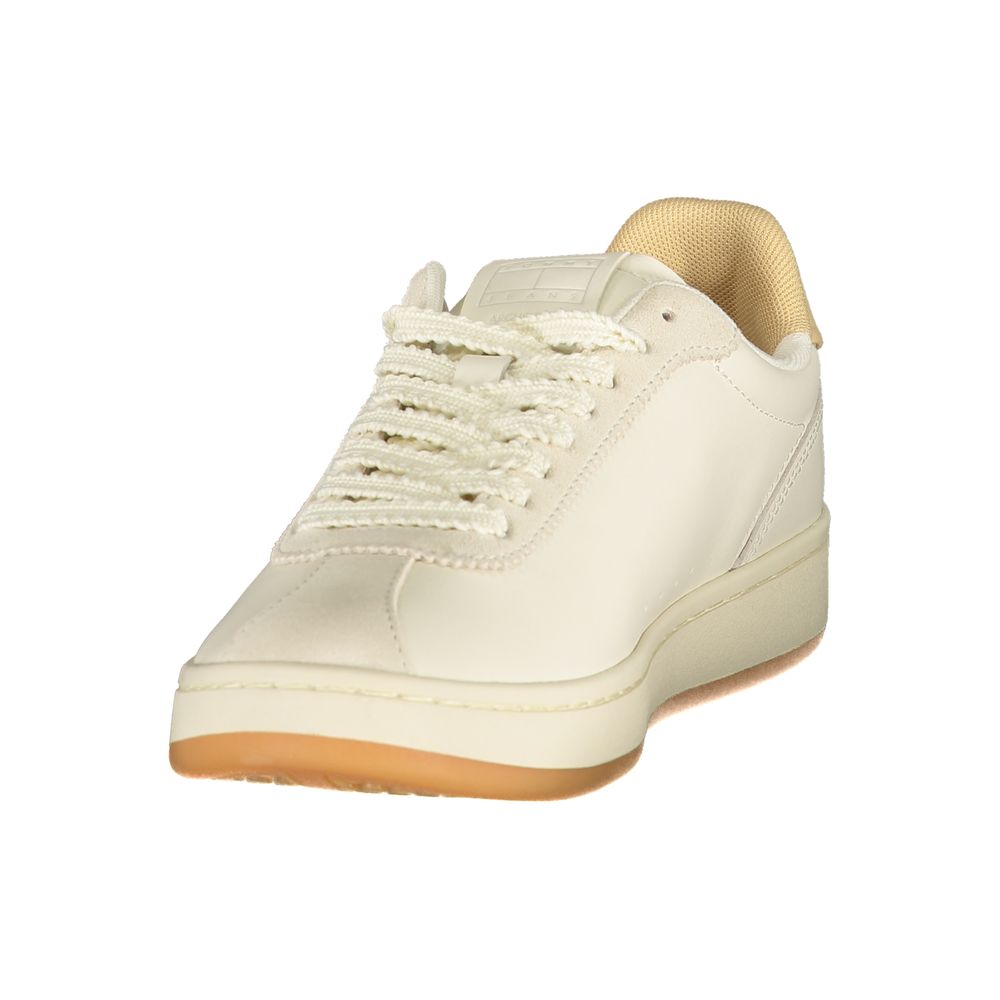 Tommy Hilfiger Beige Polyurethane Womens Sneaker