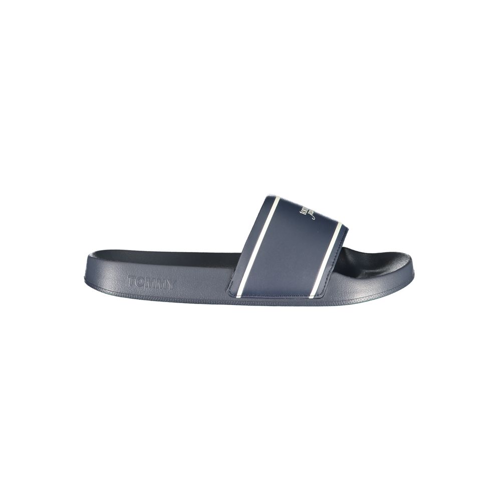 Tommy Hilfiger Blue Polyurethane Women's Slipper