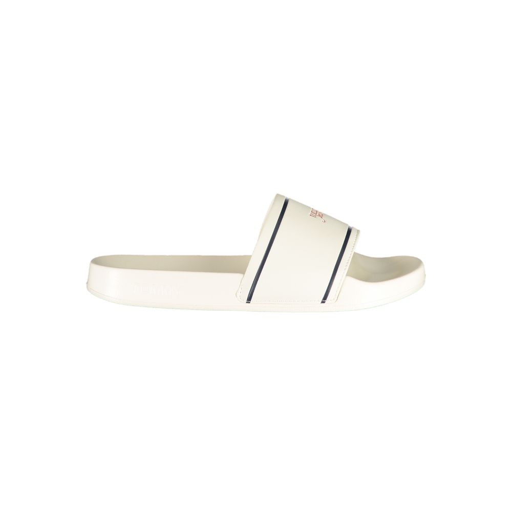 Tommy Hilfiger White Polyurethane Women's Slipper