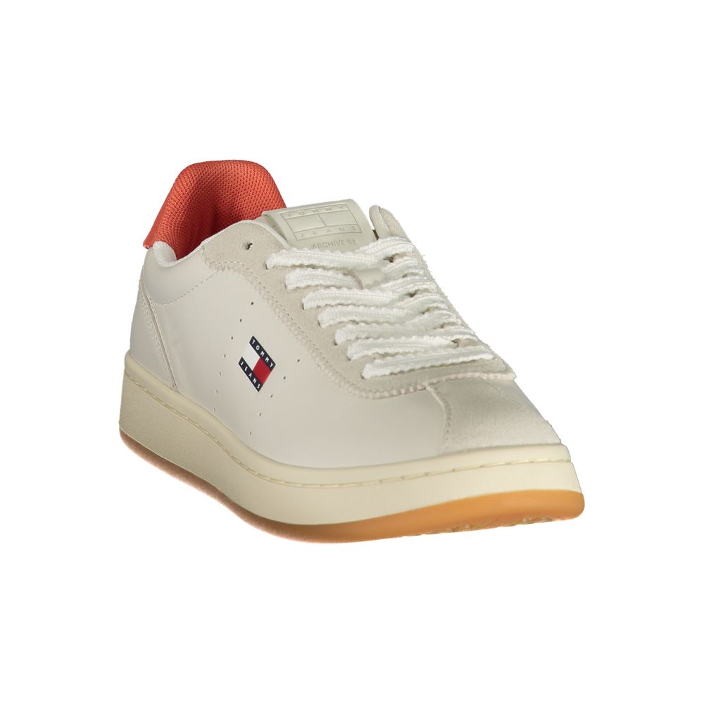 Tommy Hilfiger Beige Polyurethane Women's Sneaker Tommy Hilfiger