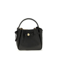 Tory Burch Black Calf Leather Bos Taurus Shoulder Bag