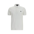 Fred Perry White Cotton Polo Shirt