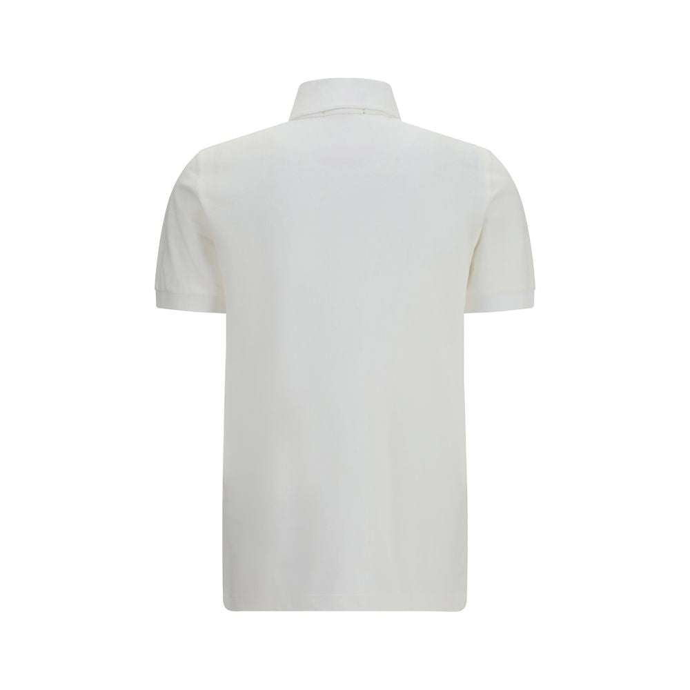 Fred Perry White Cotton Polo Shirt