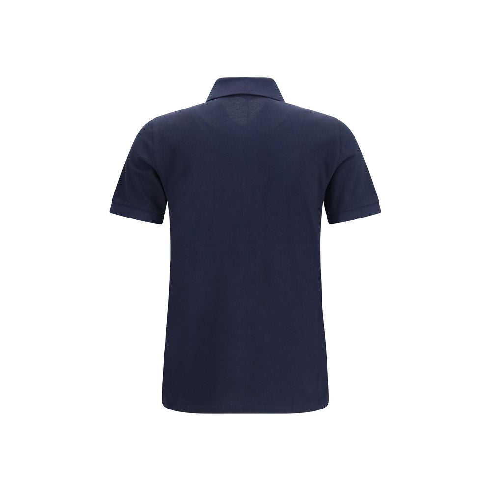 Fred Perry Blue Cotton Polo Shirt