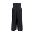 Brunello Cucinelli Black Cotton Casual Pants