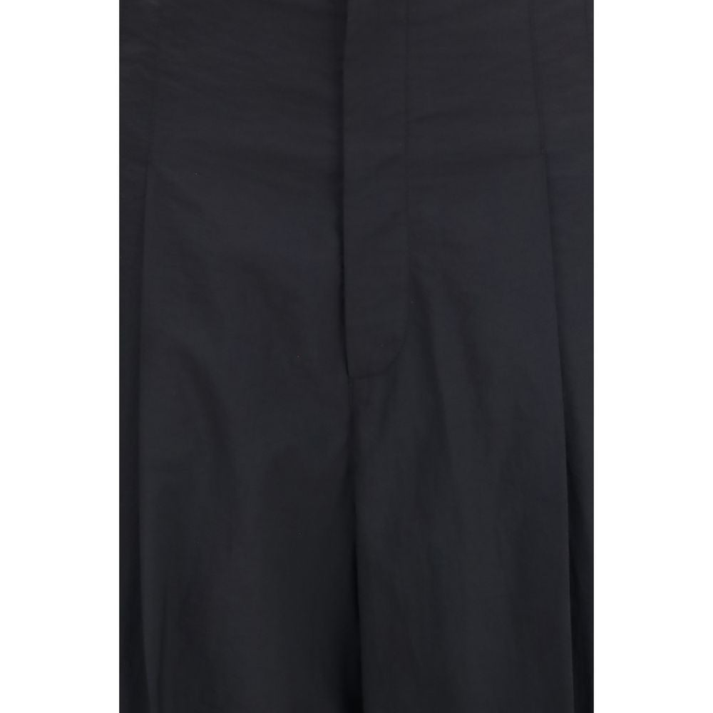 Brunello Cucinelli Black Cotton Casual Pants
