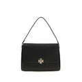 Tory Burch Black Calf Leather Bos Taurus Shoulder Bag