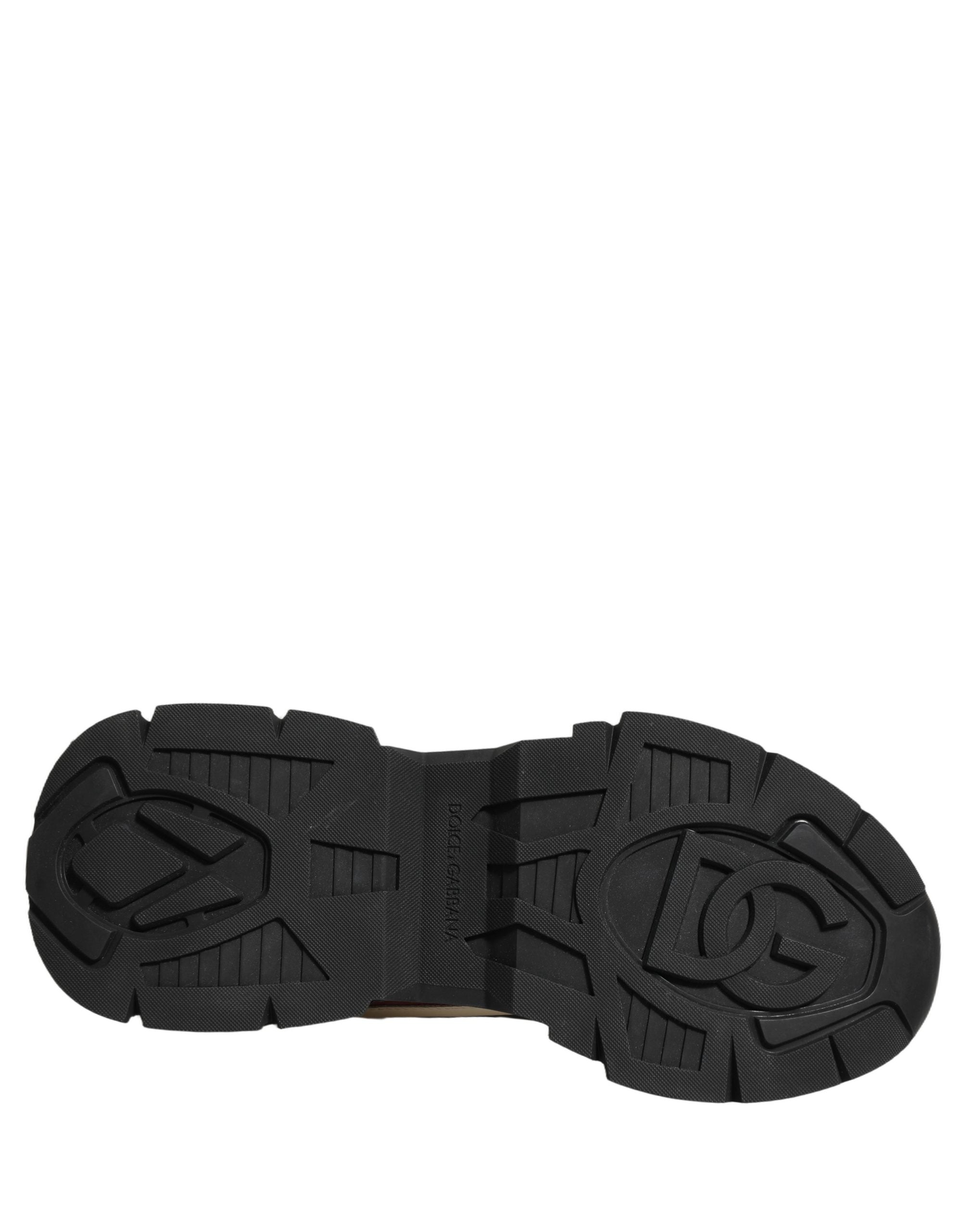Dolce & Gabbana Multicolor Panelled Airmaster Sneakers Shoes