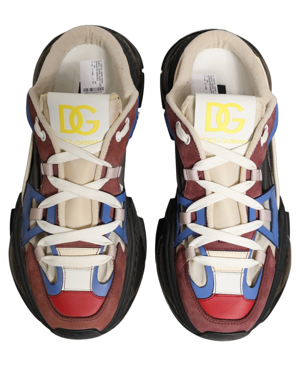 Dolce & Gabbana Multicolor Panelled Airmaster Sneakers Shoes