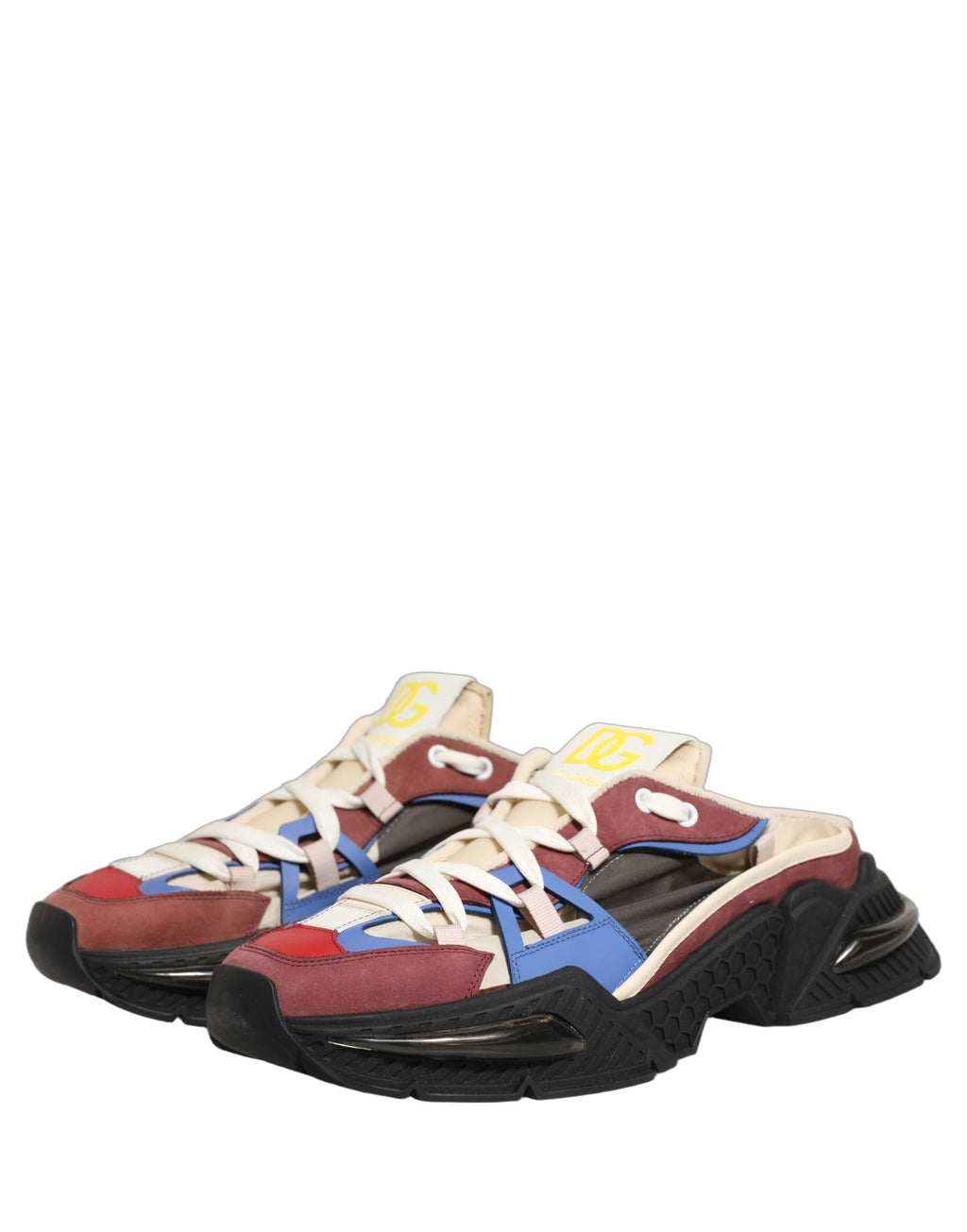 Dolce & Gabbana Multicolor Panelled Airmaster Sneakers Shoes