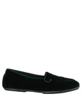 Dolce & Gabbana Green Velvet Slip On Men Flats Loafers Shoes