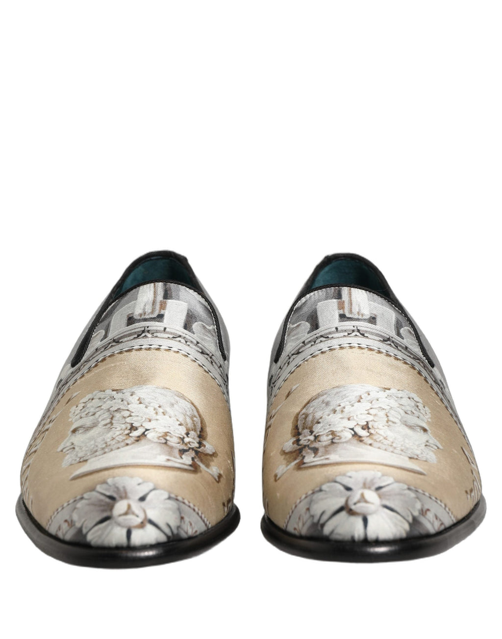 Dolce & Gabbana Multicolor Roman Slip On Dress Loafers Shoes