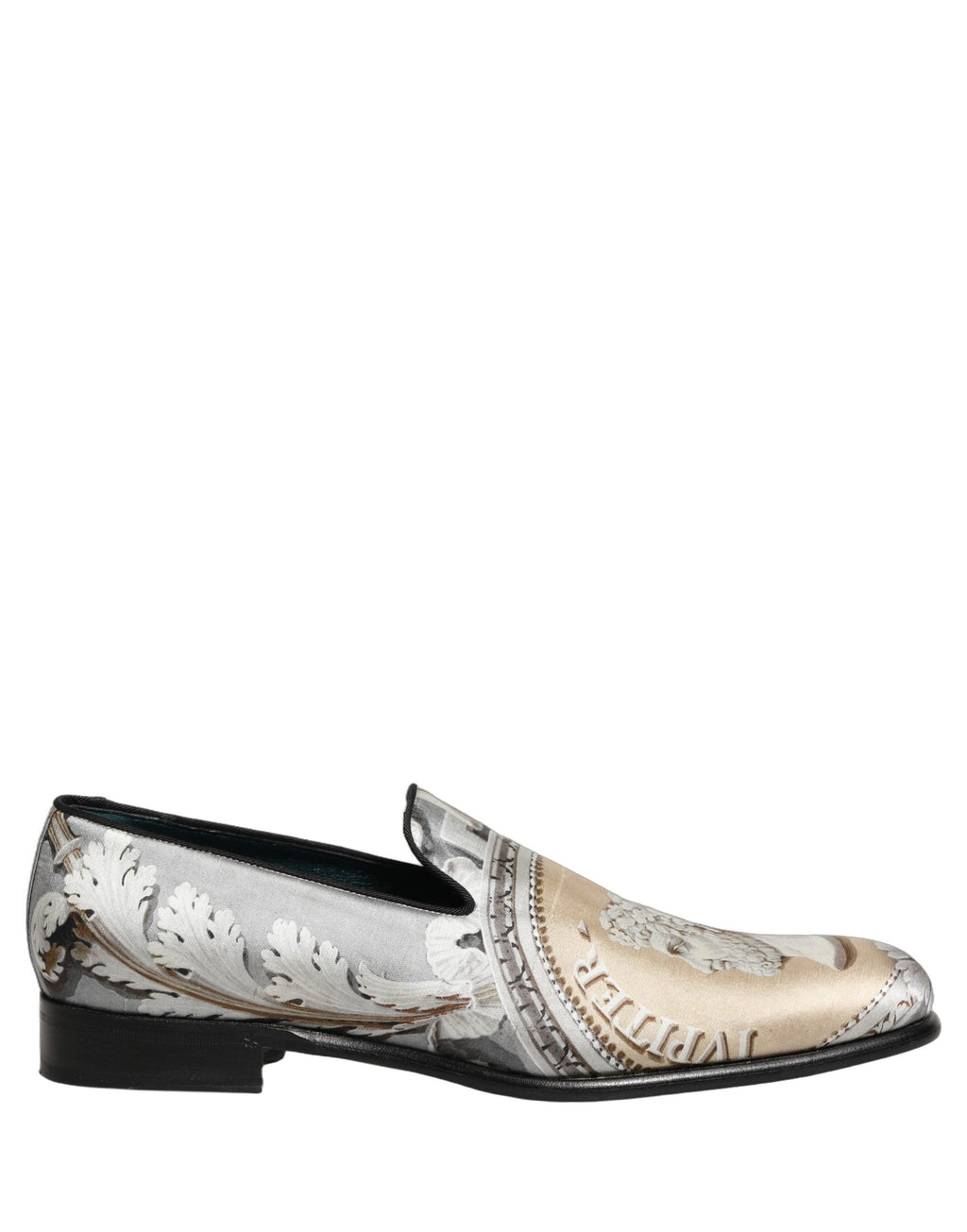 Dolce & Gabbana Multicolor Roman Slip On Dress Loafers Shoes
