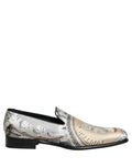 Dolce & Gabbana Multicolor Roman Slip On Dress Loafers Shoes